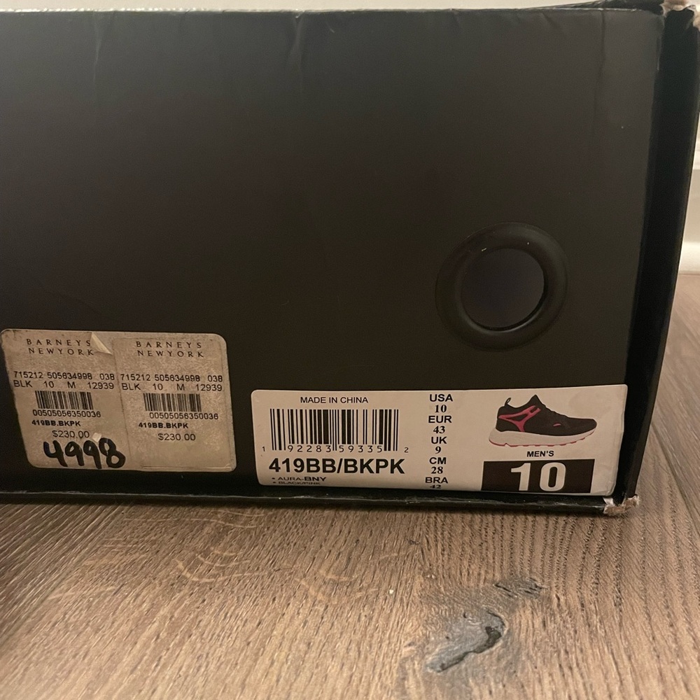 Barney x Brandblack chunky sole sneakers limited edition. Sz10.